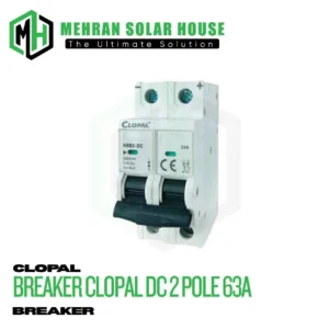 Breaker Clopal DC  2 Pole 63A